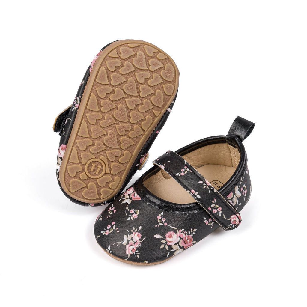 Beloved Blossom Slippers - Black - The Sole Forest