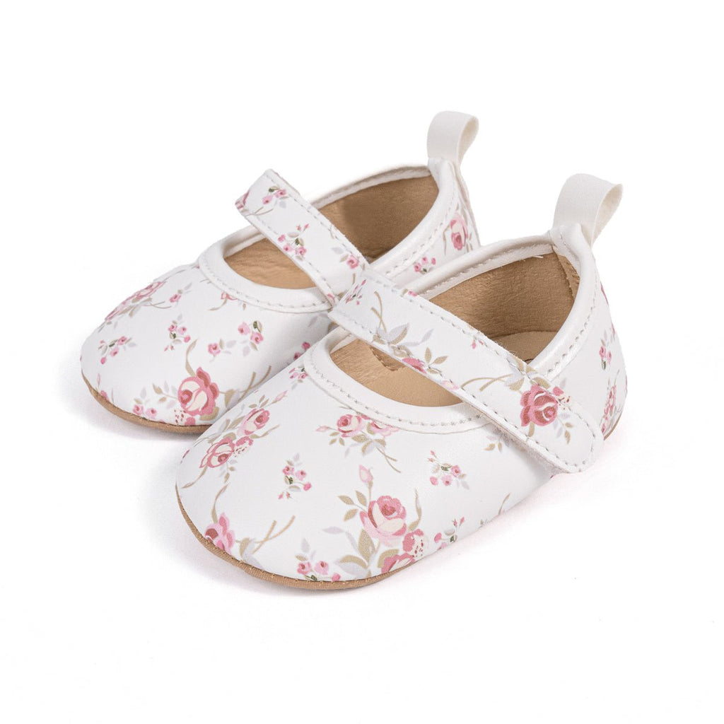 Beloved Blossom Slippers - White - The Sole Forest