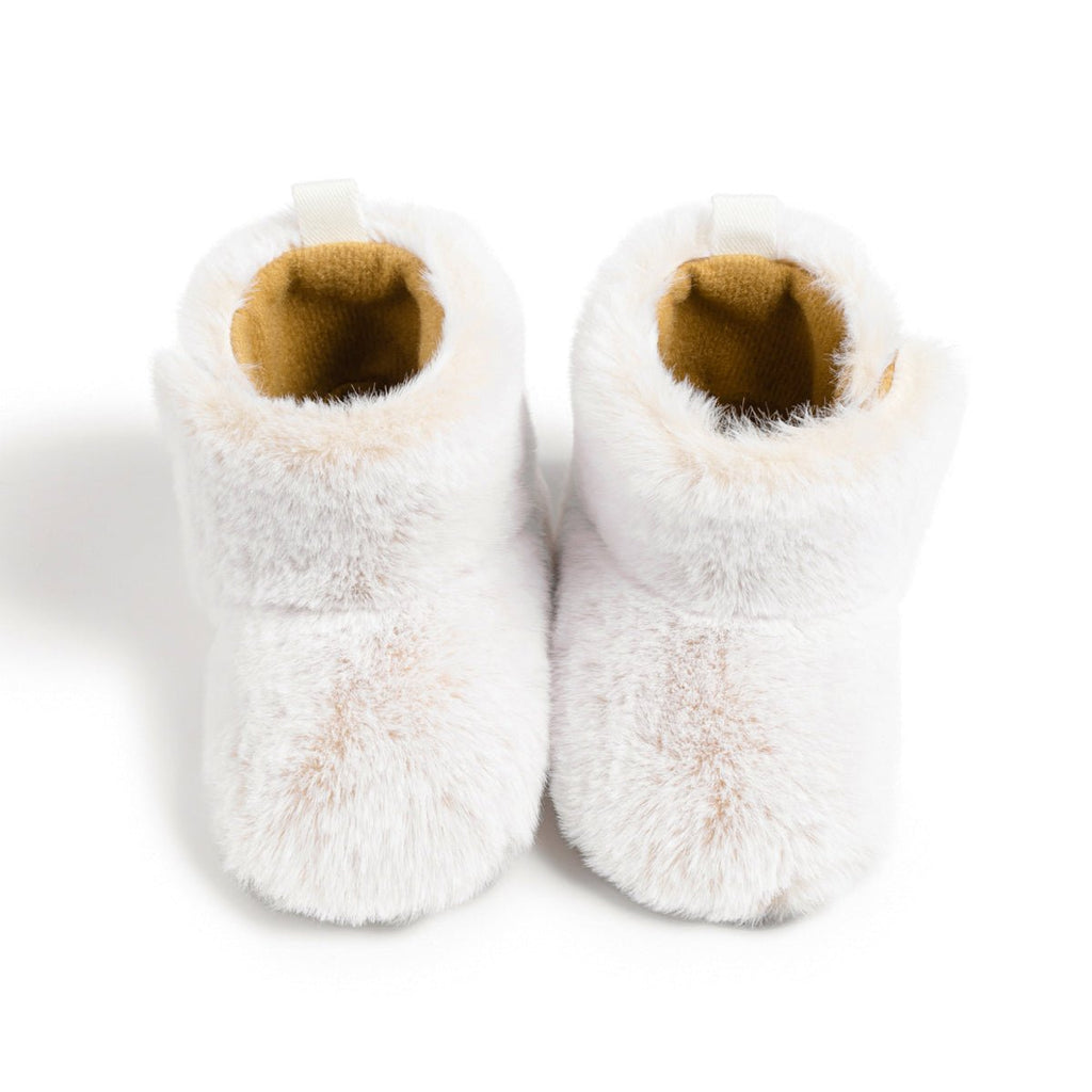 Frosty Fur Booties Snowball - The Sole Forest